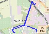 Trasa z dnia 2015-10-08 17:15 - mapa trasy gps - rower górski