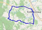 Trasa z dnia 2015-10-09 17:50 - mapa trasy gps - rower szosowy