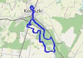 Trasa z dnia 2015-10-11 13:40 - mapa trasy gps - rower trekkingowy