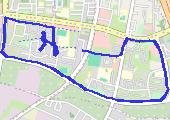 Trasa z dnia 2013-04-17 06:52 - mapa trasy gps - bieganie