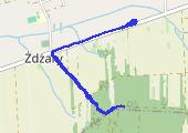 Trasa z dnia 2015-05-13 19:00 - mapa trasy gps - rower miejski