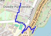 Trasa z dnia 2015-10-20 17:45 - mapa trasy gps - spacer