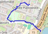 Trasa z dnia 2015-10-21 18:17 - mapa trasy gps - spacer