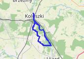 Trasa z dnia 2015-10-22 19:36 - mapa trasy gps - rower trekkingowy