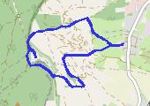 Trasa z dnia 2015-10-23 18:27 - mapa trasy gps - jazda konna