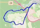 2015-10-27-01 - mapa trasy gps - rower górski