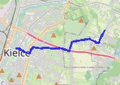 Trasa z dnia 2015-10-22 09:50 - mapa trasy gps - rower miejski
