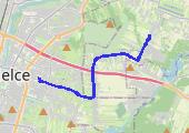 Trasa z dnia 2015-10-15 21:30 - mapa trasy gps - rower miejski