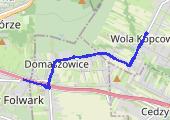 Trasa z dnia 2015-10-10 13:05 - mapa trasy gps - rower miejski