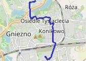 Trasa z dnia 2015-11-09 22:30 - mapa trasy gps - rower górski