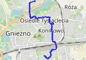 Trasa z dnia 2015-11-10 22:31 - mapa trasy gps - rower górski