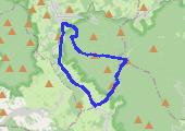 Góry Sowie - mapa trasy gps - wędrówka