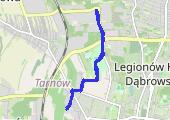 Trasa z dnia 2015-11-12 16:13 - mapa trasy gps - rower trekkingowy
