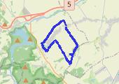 Trasa z dnia 2015-11-08 16:31 - mapa trasy gps - jazda konna