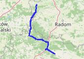 Trasa z dnia 2013-04-20 23:43 - mapa trasy gps - samochód