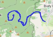 Trasa z dnia 2015-11-22 13:04 - mapa trasy gps - jazda konna