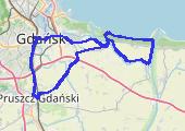 15.04.2013 - mapa trasy gps - rower górski