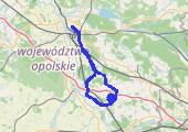 Góra św. Anny  - mapa trasy gps - rower górski