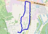 Trasa z dnia 2015-12-05 12:39 - mapa trasy gps - spacer