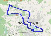 Trasa z dnia 2013-04-21 19:02 - mapa trasy gps - rower górski