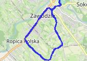 SportyPal-2014-11-27 - mapa trasy gps - bieganie