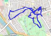Trasa z dnia 2015-12-05 16:42 - mapa trasy gps - spacer