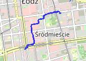 Trasa z dnia 2012-03-11 19:25 - mapa trasy gps - rower trekkingowy