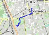 Trasa z dnia 2012-03-12 14:40 - mapa trasy gps - rower trekkingowy