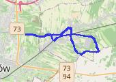 Tarnów, Wola Rzędzińska (baza paliwowa), Bobry na rzeczce - mapa trasy gps - rower trekkingowy