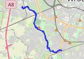 Trasa z dnia 2015-09-30 17:13 - mapa trasy gps - rower trekkingowy
