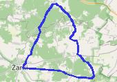 Trasa z dnia 2015-12-24 13:17 - mapa trasy gps - rower górski