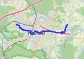 Trasa z dnia 2015-11-24 18:07 - mapa trasy gps - rower miejski