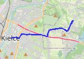 Trasa z dnia 2015-11-25 17:57 - mapa trasy gps - rower miejski