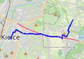 Trasa z dnia 2015-11-25 20:28 - mapa trasy gps - rower miejski