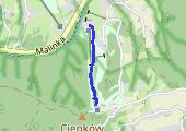 Trasa z dnia 2016-01-17 09:28 - mapa trasy gps - snowboard