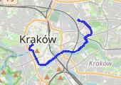 Trasa z dnia 2016-01-18 08:35 - mapa trasy gps - rower górski