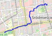 Trasa z dnia 2012-03-13 21:36 - mapa trasy gps - rower trekkingowy