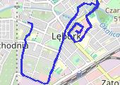 Trasa z dnia 2013-04-24 17:40 - mapa trasy gps - marsz