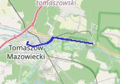 TM - Spała - TM - mapa trasy gps - rower górski