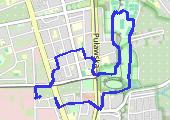 Trasa z dnia 2016-01-24 19:57 - mapa trasy gps - marsz