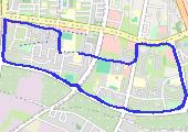 Trasa z dnia 2013-04-25 16:44 - mapa trasy gps - bieganie