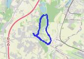 Trasa z dnia 2016-02-05 12:19 - mapa trasy gps - rower górski