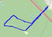 Trasa z dnia 2016-02-06 09:47 - mapa trasy gps - bieganie