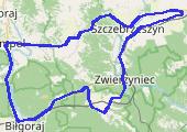 Trasa z dnia 2016-02-06 17:43 - mapa trasy gps - rower szosowy