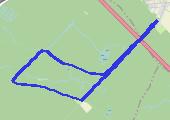 Trasa z dnia 2016-02-07 09:39 - mapa trasy gps - bieganie