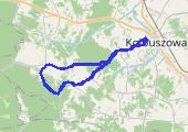 Trasa z dnia 2016-02-07 11:10 - mapa trasy gps - rower górski