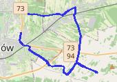 Tarnów, Wola Rz, Ładna, Skrzyszów Górny - mapa trasy gps - rower trekkingowy