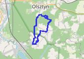 Spacer po Sokolich Górach - mapa trasy gps - marsz