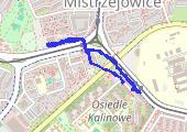 Trasa z dnia 2016-02-13 20:00 - mapa trasy gps - bieganie