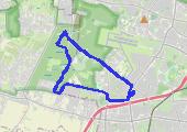 Pierwszy śnieg - mapa trasy gps - rower górski